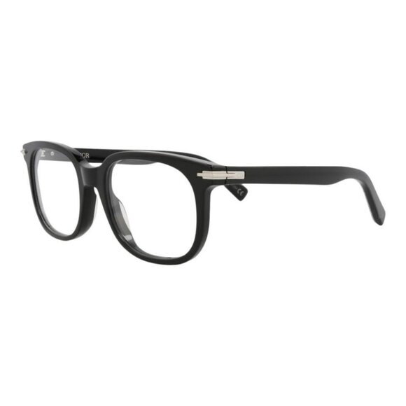Dior Mens Square/Rectangle Black Black Transparent Fashion Designer Eyewear - Picture 1 of 4